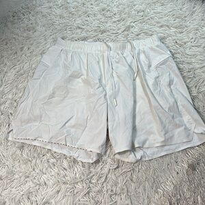 Lululemon Surge Short *6" Updated White